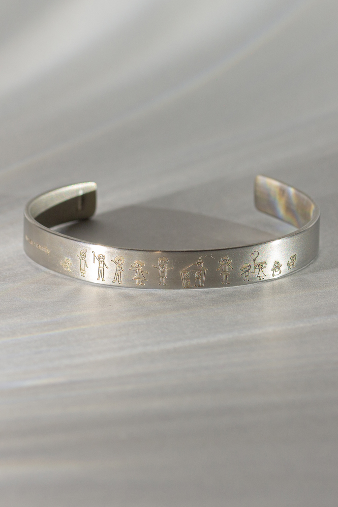 Bracciale rigido Family - Personalizzazioni | Gioielleria artigianale Benedetti di Pisa dal 1932